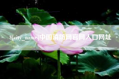 台州中国消防网官网入口网址