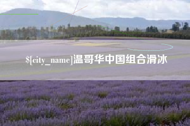 台州温哥华中国组合滑冰