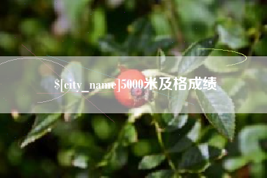 台州5000米及格成绩