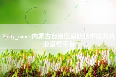 台州内蒙古自治区消防技术服务执业管理平台