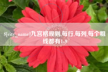 台州九宫格规则,每行,每列,每个粗线都有1-9