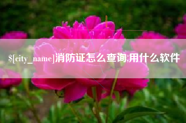 台州消防证怎么查询,用什么软件