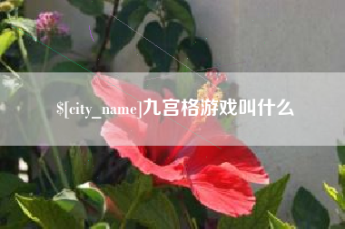 台州九宫格游戏叫什么