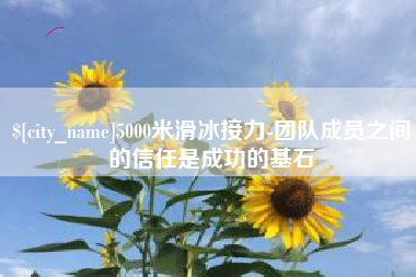 台州5000米滑冰接力-团队成员之间的信任是成功的基石