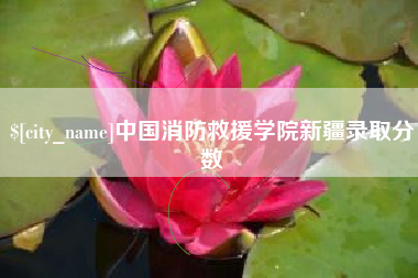 台州中国消防救援学院新疆录取分数