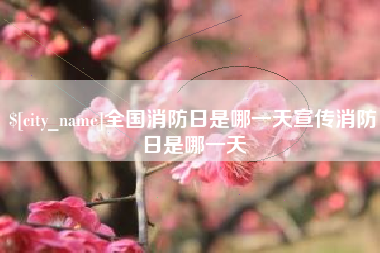 台州全国消防日是哪一天宣传消防日是哪一天