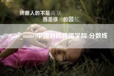 台州中国消防救援学院 分数线