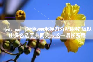 台州短道5000米接力分配圈数-每队由多名选手共同完成这一漫长赛程
