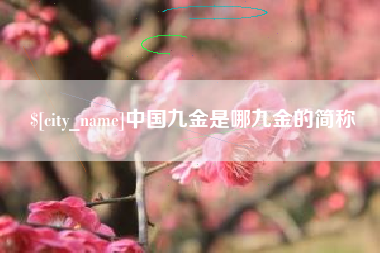 台州中国九金是哪九金的简称