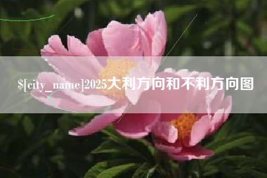 台州2025大利方向和不利方向图
