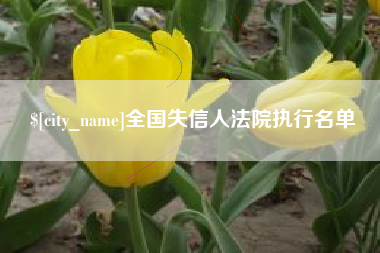 台州全国失信人法院执行名单