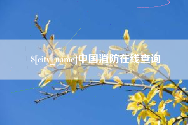 台州中国消防在线查询