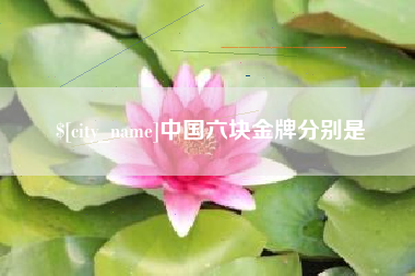 台州中国六块金牌分别是